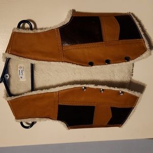 Kids leather vest